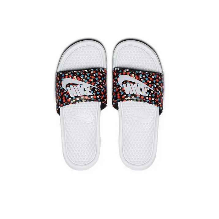 Nike Benassi Jdi Floral Slide 'White' Women's-3