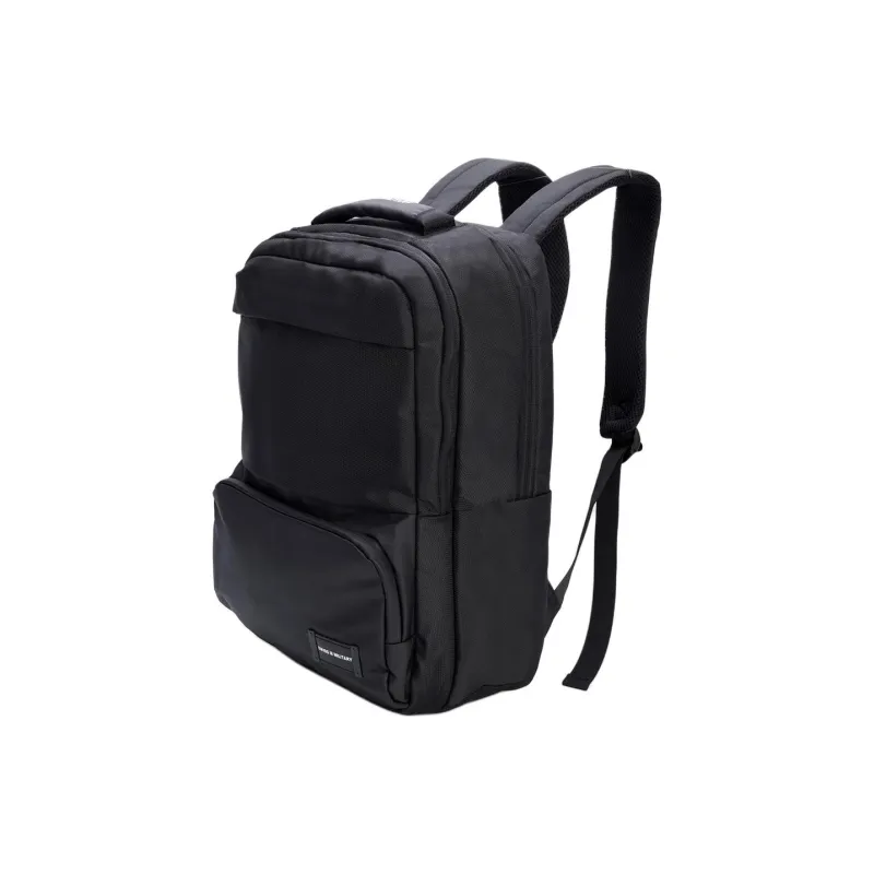 SWISS MILITARY PU Backpack Tubas Unisex Black-1