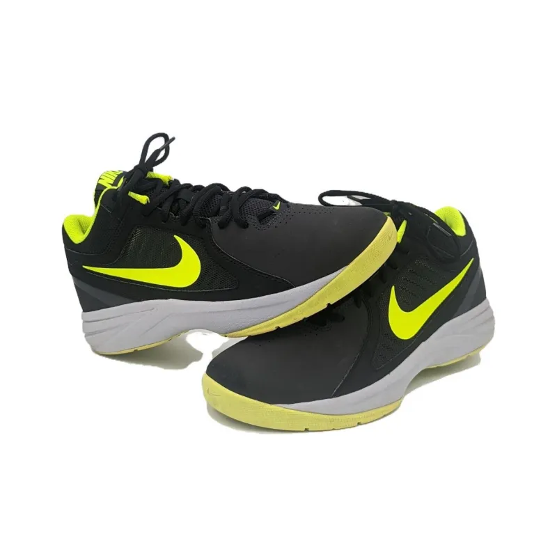 Nike Cushioning Anti-Slip And Wear-Resistant High-Top Casual Shoes Men's Black Gray Green-1