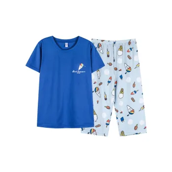 GOSO Pajama Set Women's Blue Shades