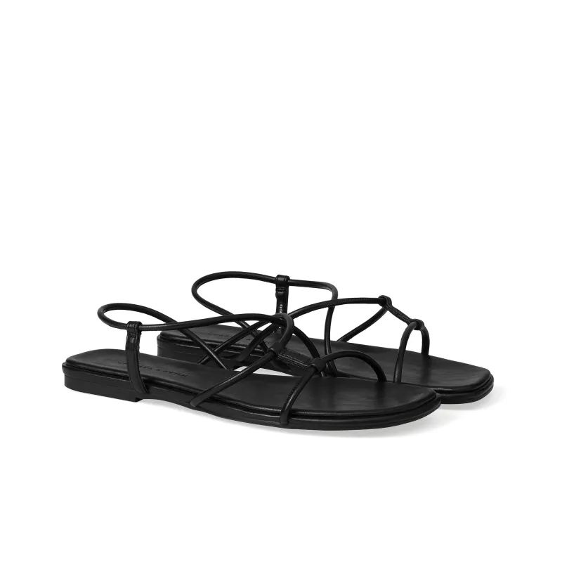 CHARLES&KEITH Small Ck One Strap Sandals 1.4cm Women's Chalk White/Black-6