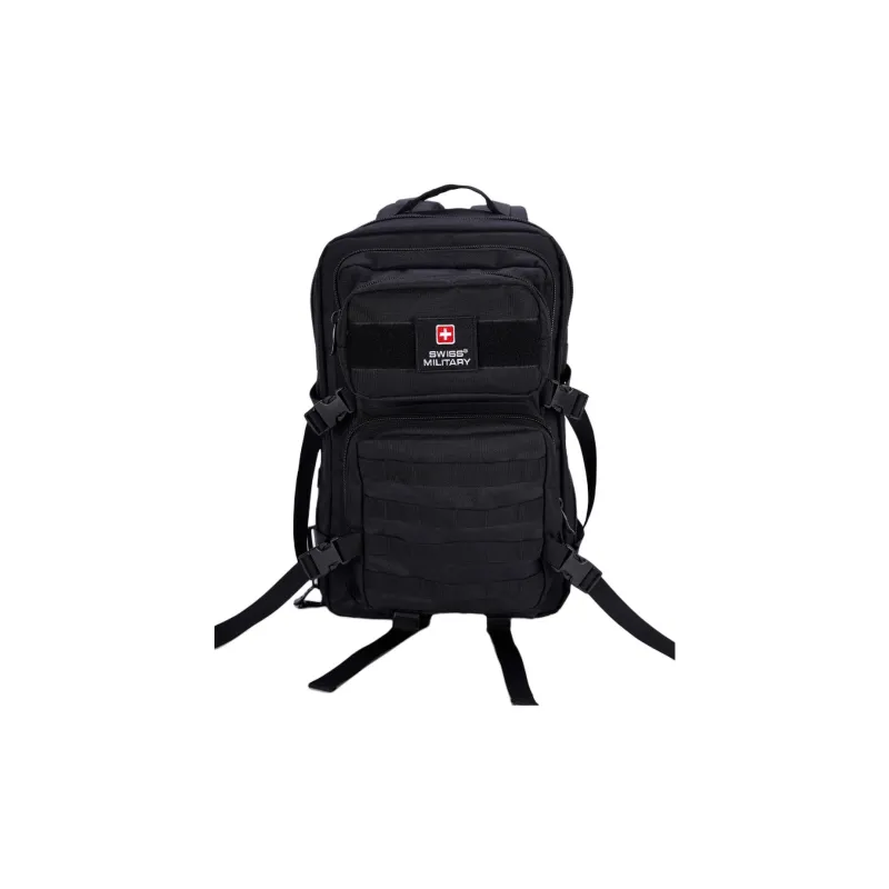 SWISS MILITARY PVC Backpack Tubas Unisex Black-1