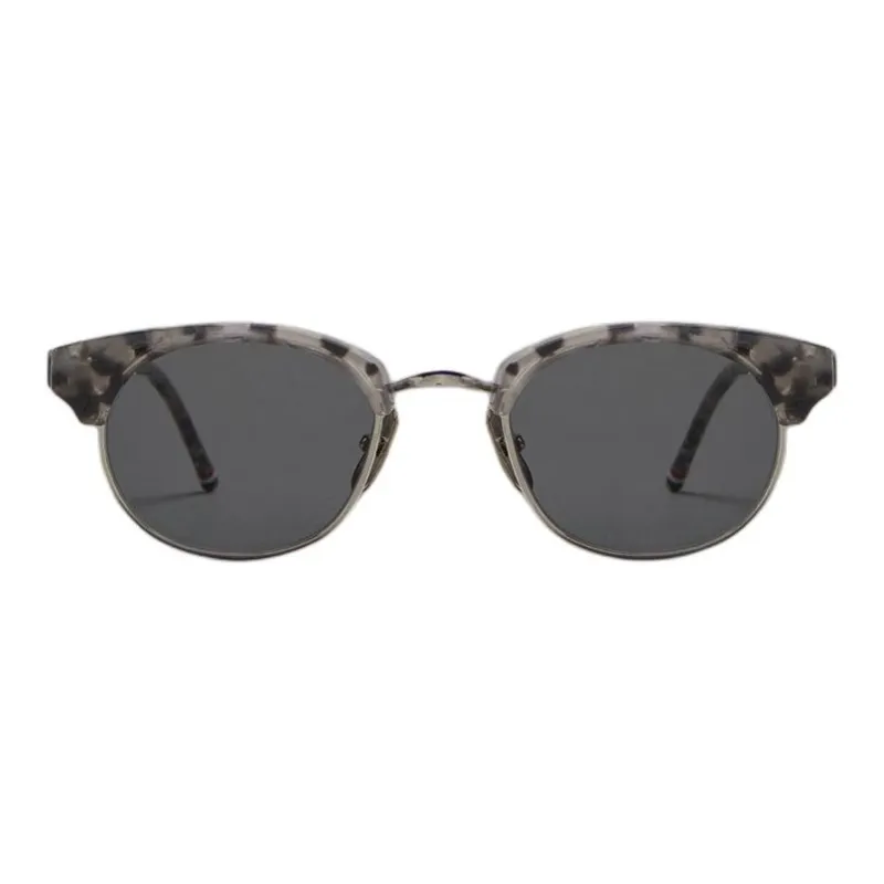 THOM BROWNE Oval frame Sunglasses-1