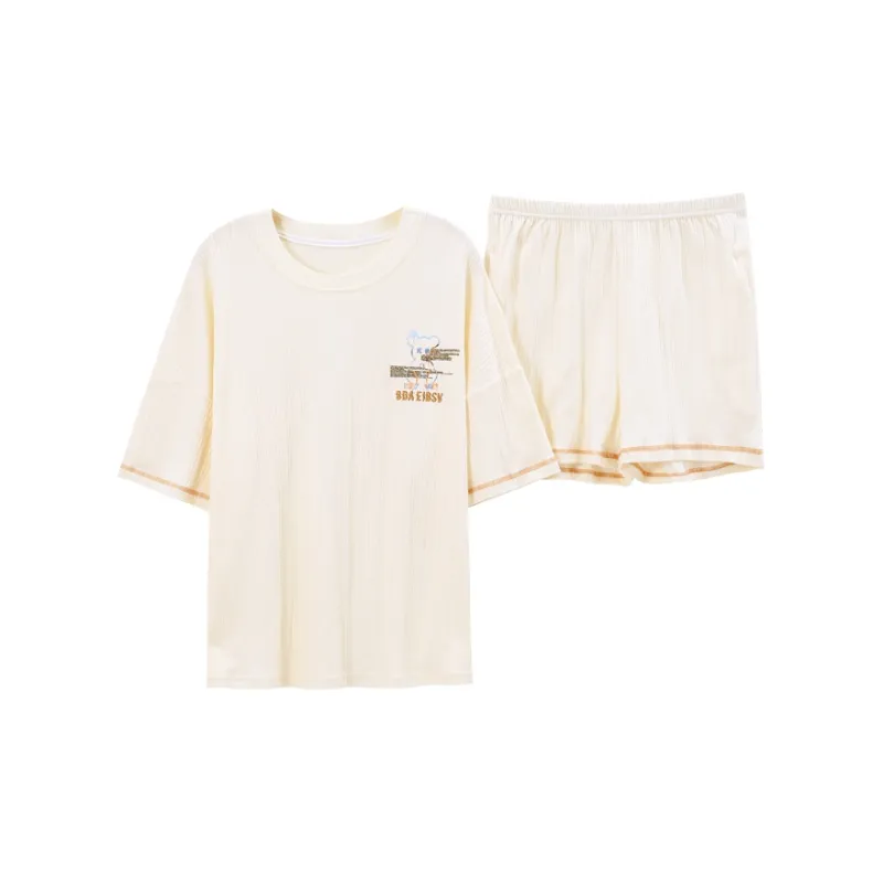 Follow The United States Pajama Set Women's Light Apricot-0