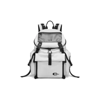 CHAOFANJI Membrana Dermalis Backpack Laptop Bag Regular Unisex White/Black