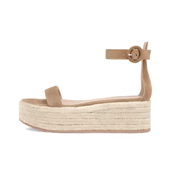 GIANVITO ROSSI Seville Strap Sandals 6cm Women's Brown