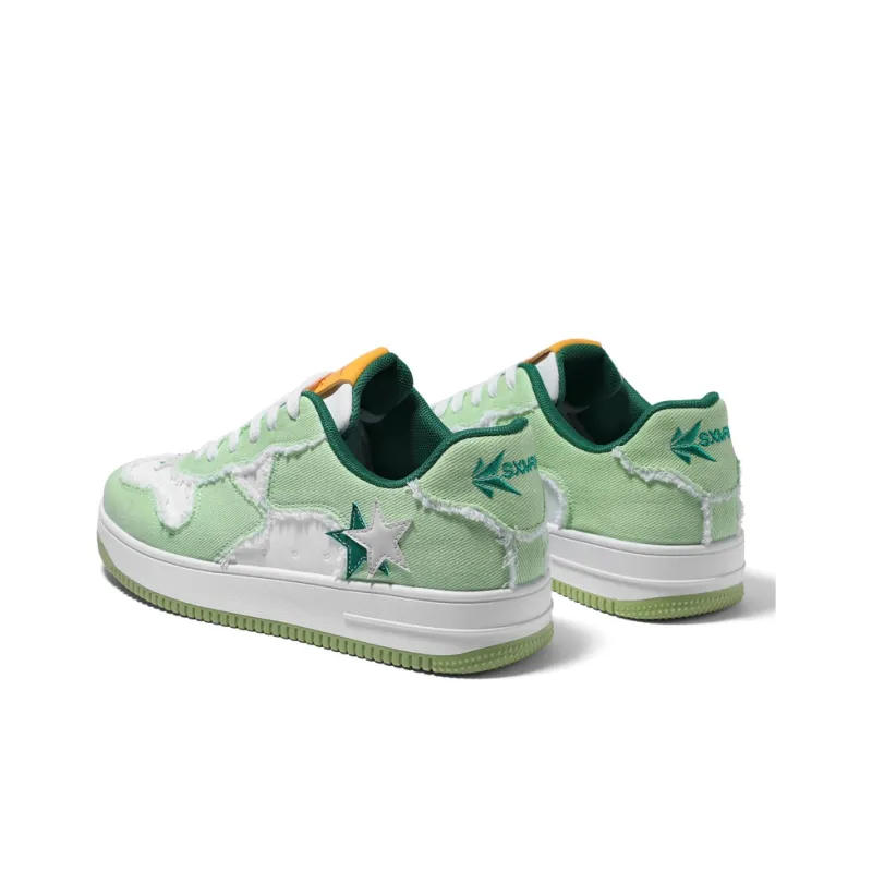 DOUBLE STAR 88 Cushioning, Wear Resistant Low Top Skateboard Shoes Unisex-4