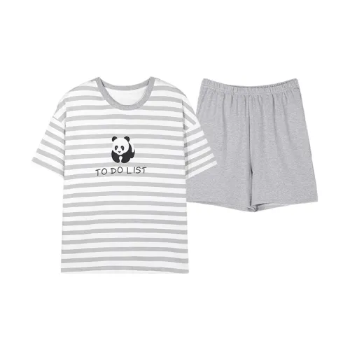 The Story Of The Flower Season Pajama Set Women's White