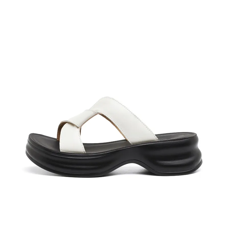 OULISASI PU Polyurethane Abrasion Resistant Slide Slippers Women's-0