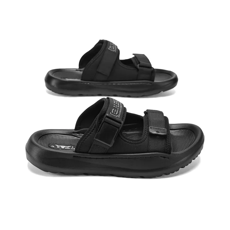 G.N.SHIJIA PU Polyurethane Stitching Slide Slippers Men's-5