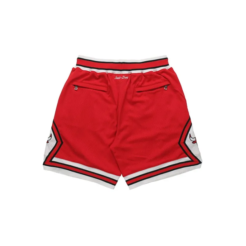 Mitchell & Ness x Just Don Basketball Shorts Unisex Red-1