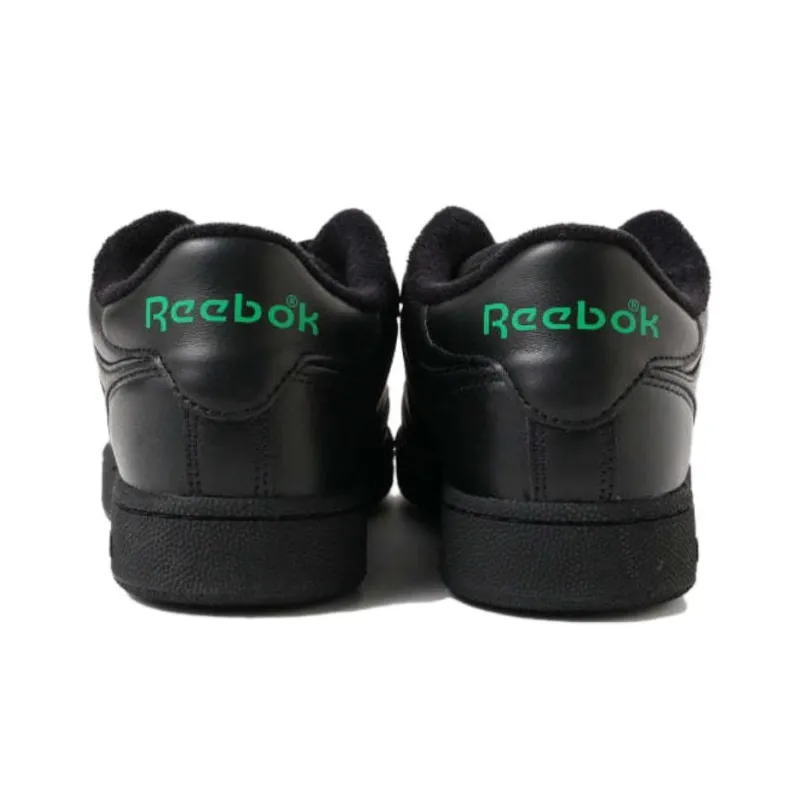 Beams x Reebok Club C Durable Breathable Low-Top Skateboard Shoes Men's Black-3