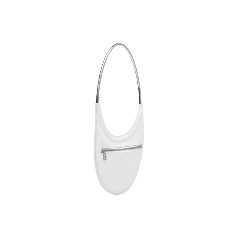 COPERNI Ring Leather Hobo Bag Handbag Women's White-1