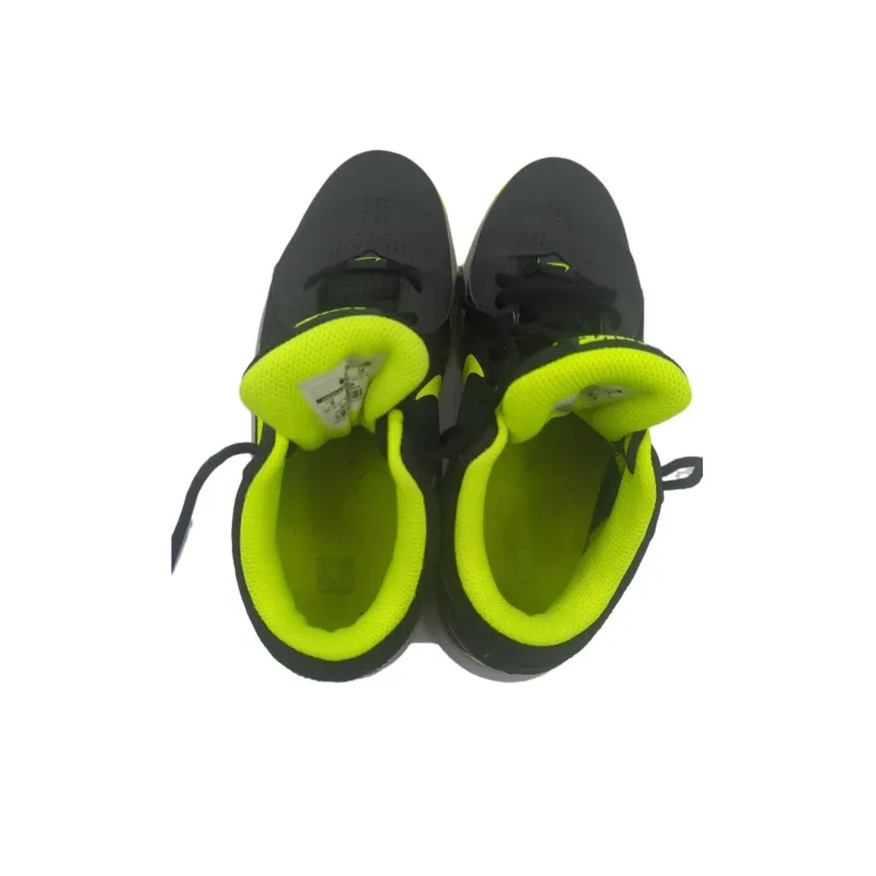 Nike Cushioning Anti-Slip And Wear-Resistant High-Top Casual Shoes Men's Black Gray Green-5