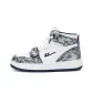 White Dark Blue