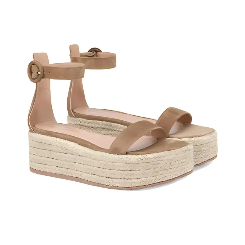 GIANVITO ROSSI Seville Strap Sandals 6cm Women's Brown-2
