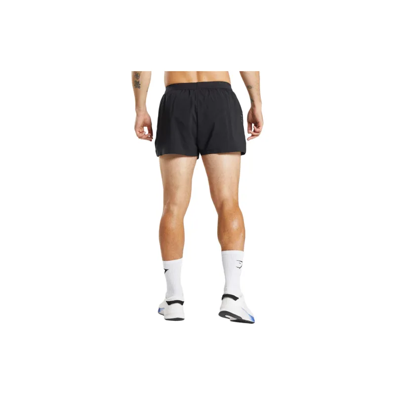 GYMSHARK RUN SPORT 3' SHORTS Casual Shorts Men's Black-1
