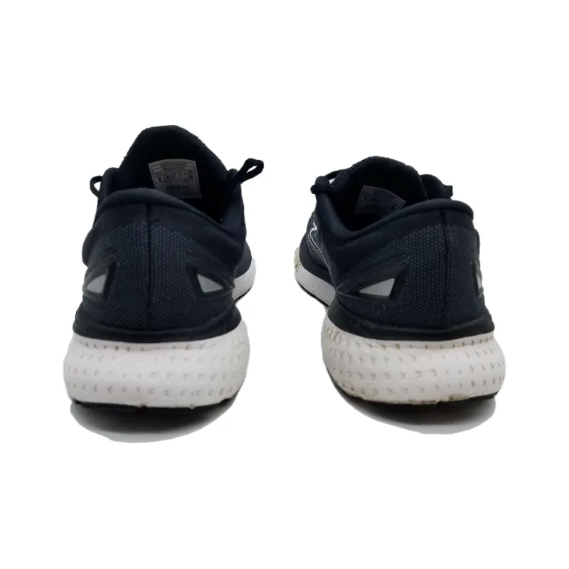Brooks Cushioning Breathable Low Top Running Shoes Women's Black White-3