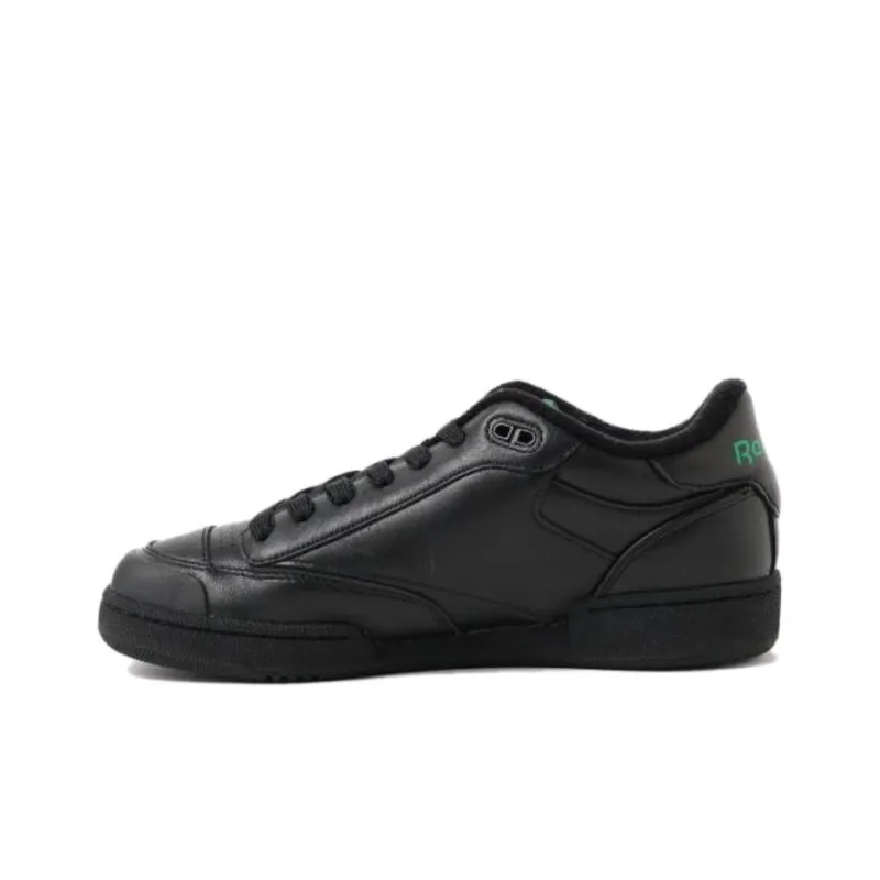 Beams x Reebok Club C Durable Breathable Low-Top Skateboard Shoes Men's Black-0