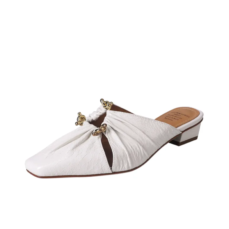AIQINISHA TPR Sole Slip Resistant Wrap toe Slippers Women's-3