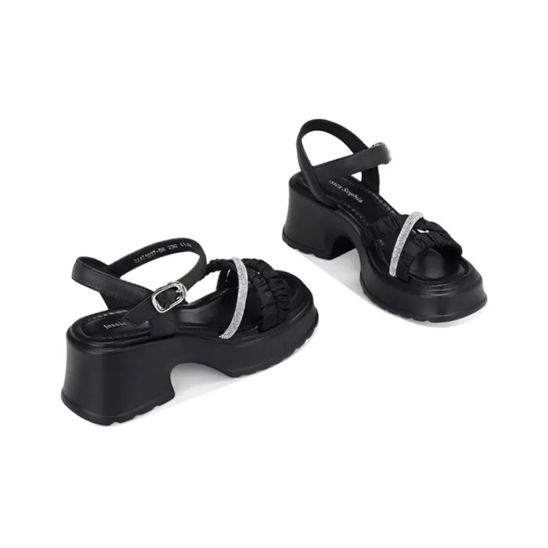 JESSICA SOPHIA Strap Sandals 6cm Women's-1
