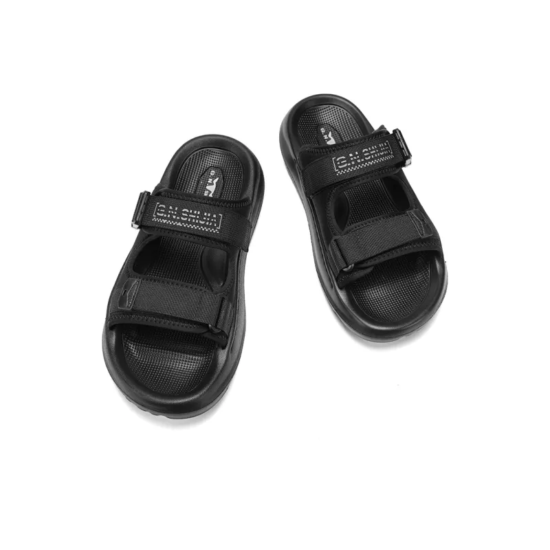 G.N.SHIJIA PU Polyurethane Stitching Slide Slippers Men's-6