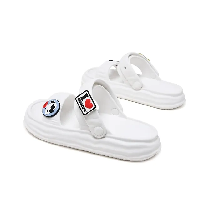 SNOOPY Beach Sandals Women's White-2