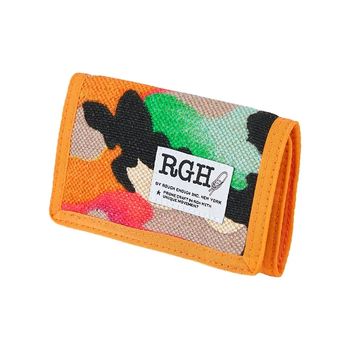 Rough Enough Canvas Canvas Bag Coin Purse Card Holder Wallet Medium Size Unisex Camouflage-3