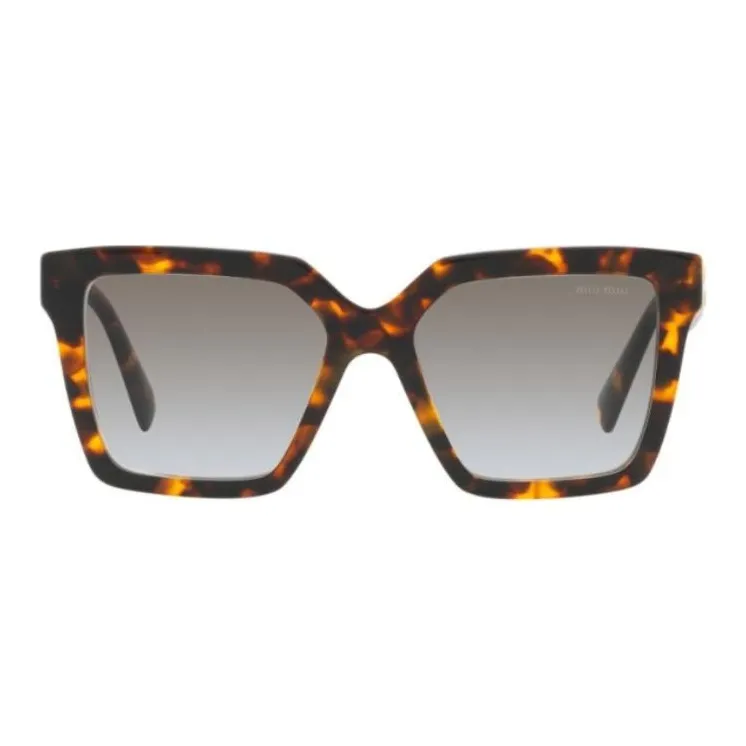 MIU MIU Acetate Butterfly Sunglasses Women's Tortoiseshell-1