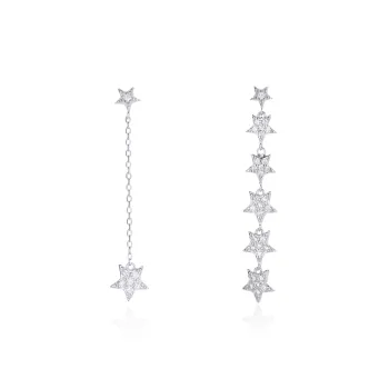 7℃ S925 Silver Drop Earrings Women's