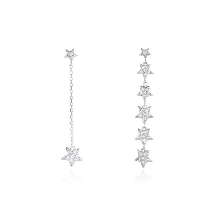 7℃ S925 Silver Drop Earrings Women's-0