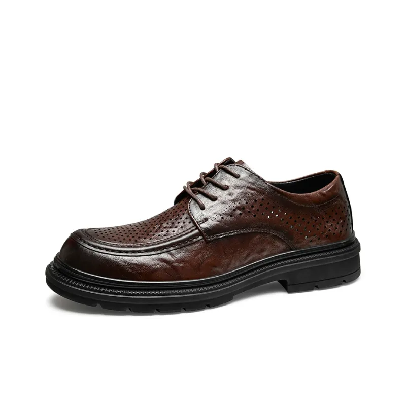 G5 Men's Casual Shoes Men Low Top Black/Brown-5