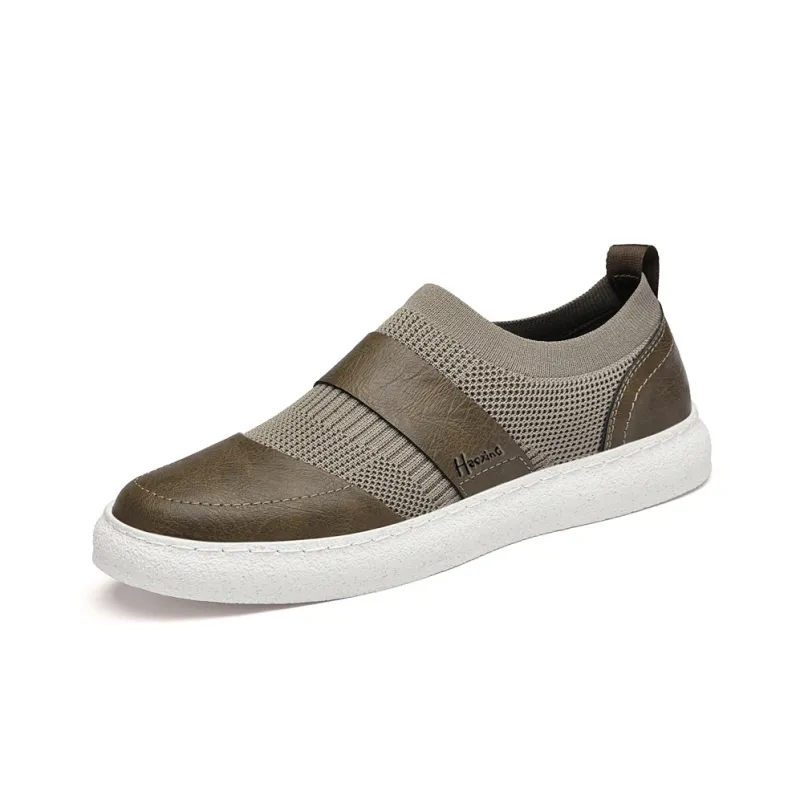 Extravagant Breathable And Wear resistant Low Top Casual Shoes Men's Brown-1
