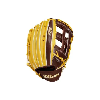 Wilson Baseball Gloves Pitching Glove Unisex Brown Yellow