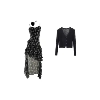 Fashion Skirt Set Women's Classic Black