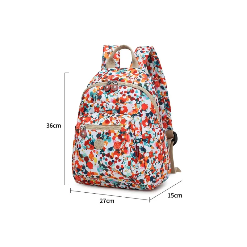 FIDO DIDO Backpacks Ink Splatter Flower-5