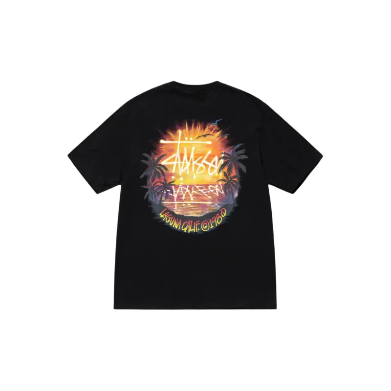 Stussy SS24 Sunset Tee White - POIZON