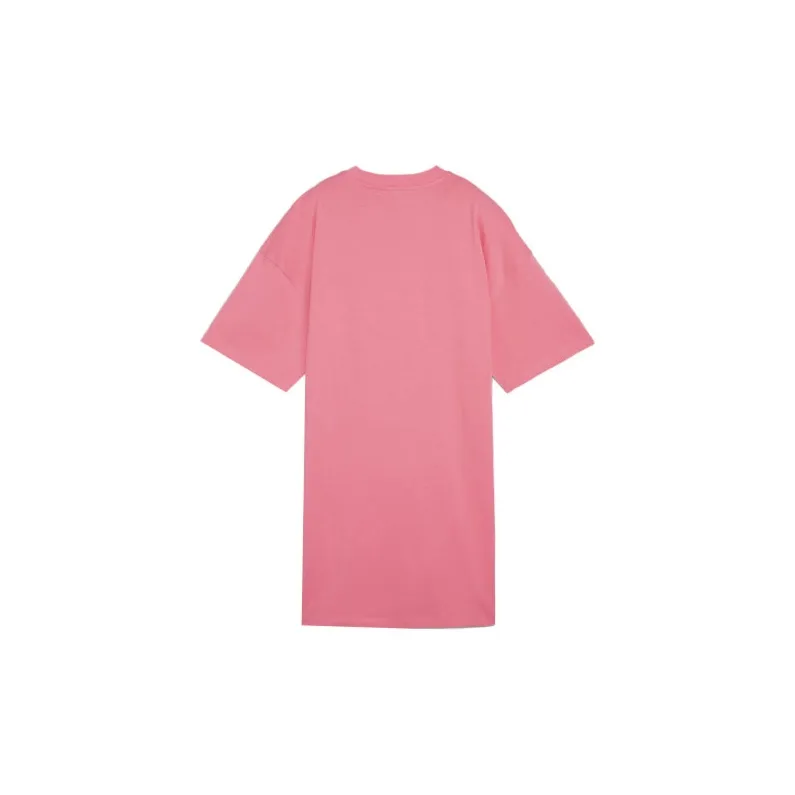 PUMA Robe T-shirt BETTER CLASSICS Femme Short-Sleeved Dresses Women's Pink-1