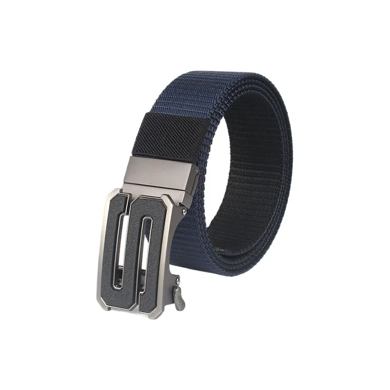 CARTELO Canvas Leather Belts Unisex Width 3.8cm-1