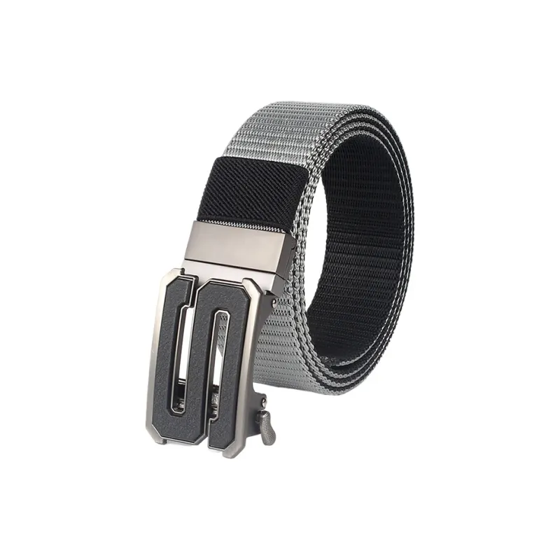 CARTELO Canvas Leather Belts Unisex Width 3.8cm-3