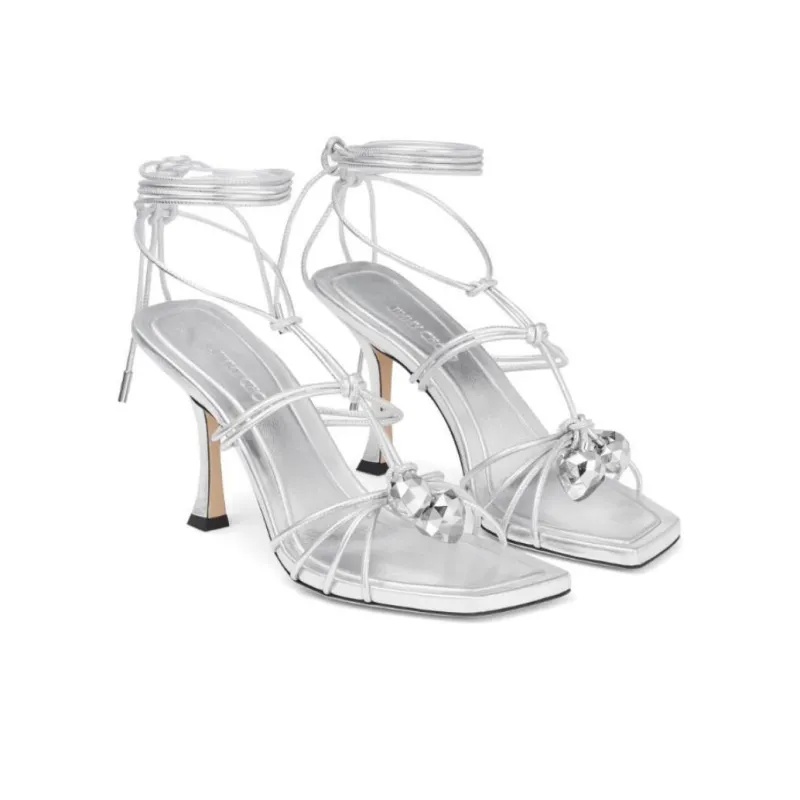Jimmy Choo 90mm Jemma Strappy Sandals-2