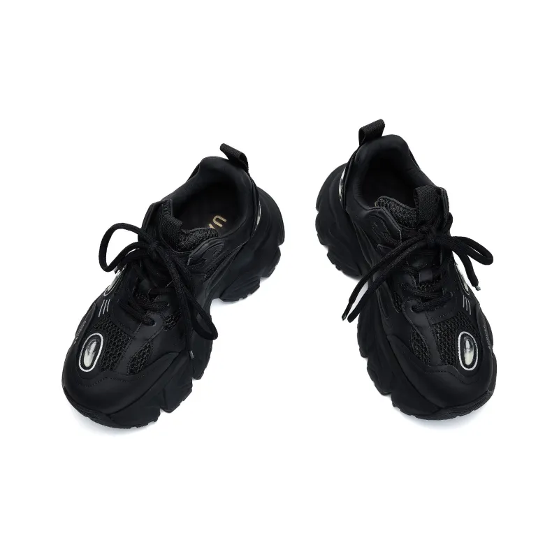 UanDi Cushioning Anti-Slip And Wear-Resistant Height Increasing Low-Top Chunky Sneakers Women's-6