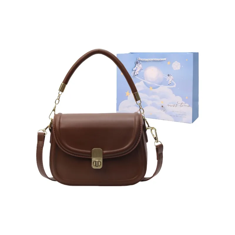Duoluplo Doron Paul PU Handbag, Shoulder Bag Regular Women's Ecru/Black/Burgundy/Brown-12