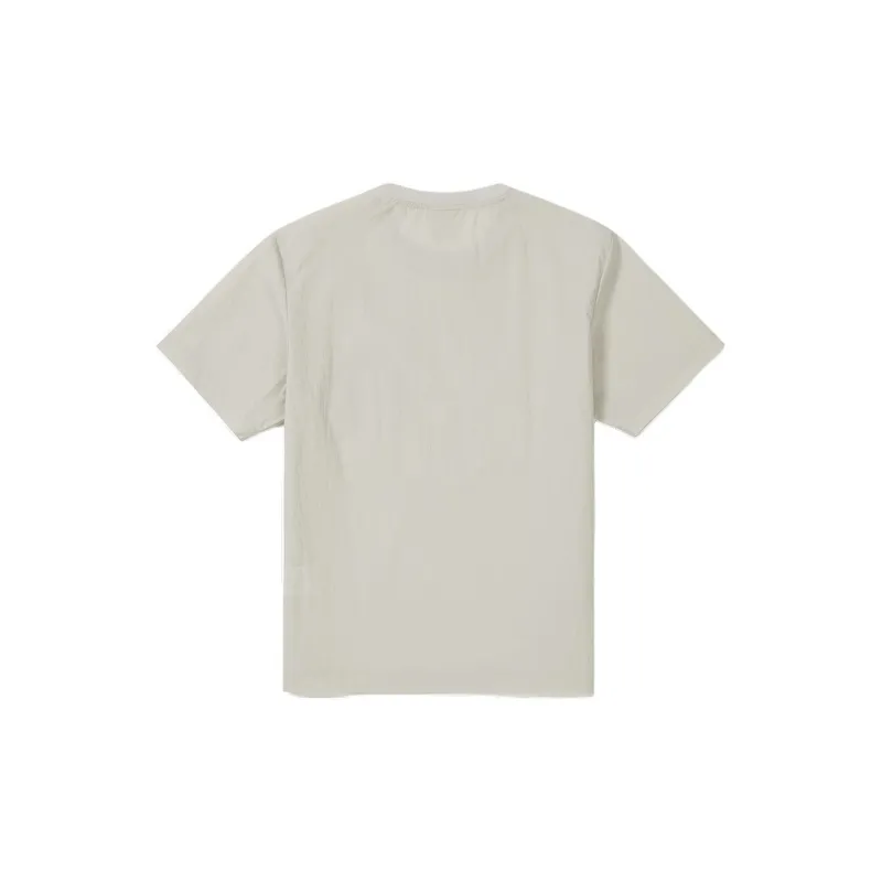 Snow Peak T Shirt Men's Light Beige-1