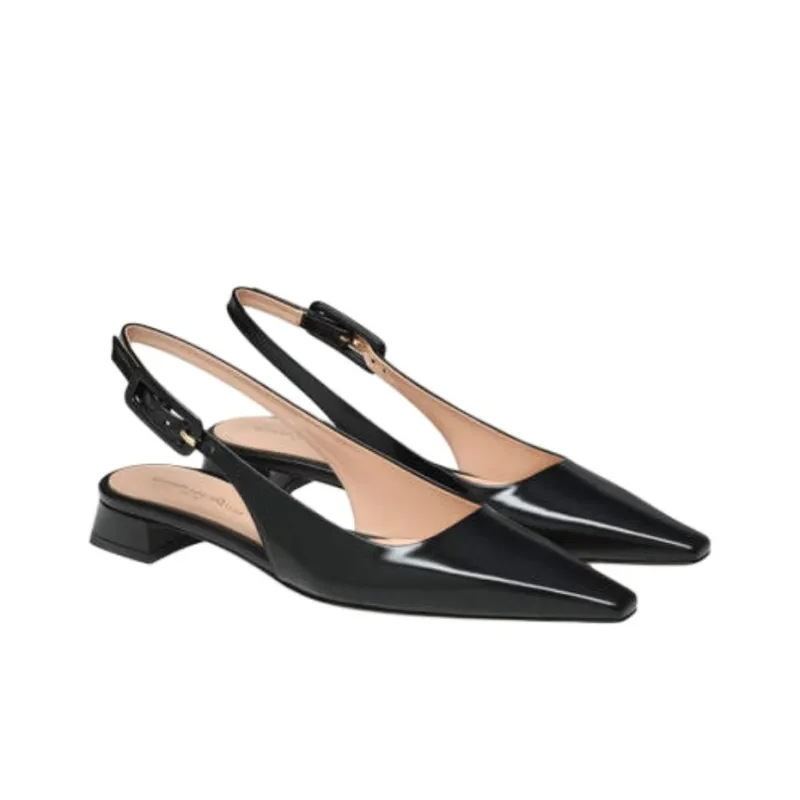 GIANVITO ROSSI Lindsay Casual Single Shoes 2cm Women's Black-2