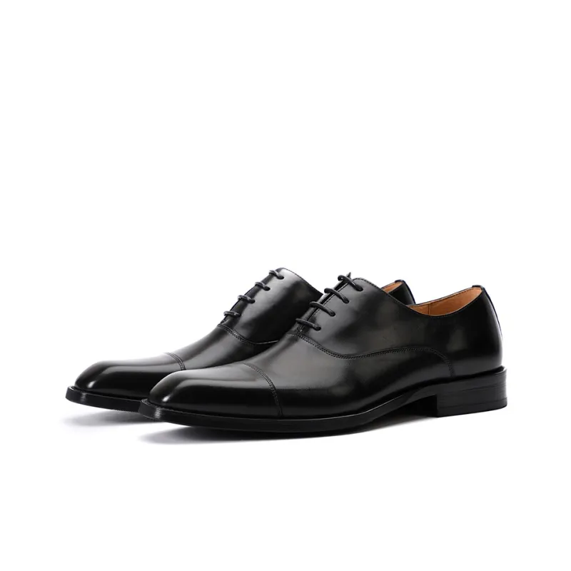 ASTON M.JAZZ Dress Shoes Men Low Top Black/Brown/Green-1