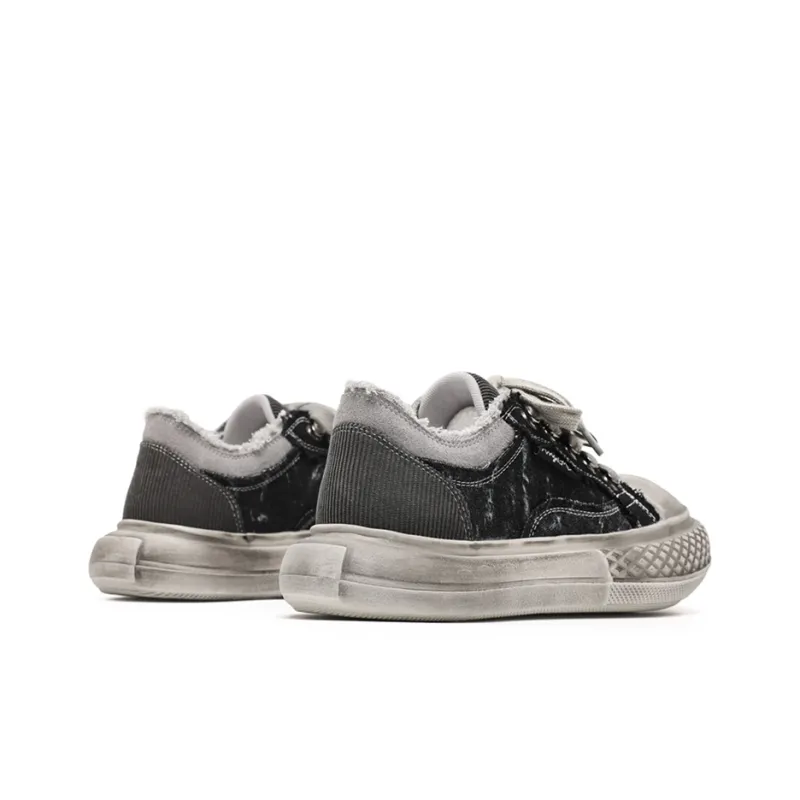 Flange Bullo Durable Breathable Lightweight Low Top Canvas Shoes Unisex-5