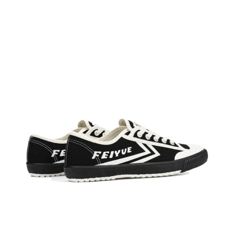 Dafu Leaps Forward Abrasion Resistant Breathable Low Top Canvas Shoes Unisex Black Rice-2