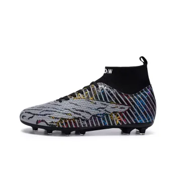 D&W Anti Slip Wear Resistant Soccer Shoes Men's