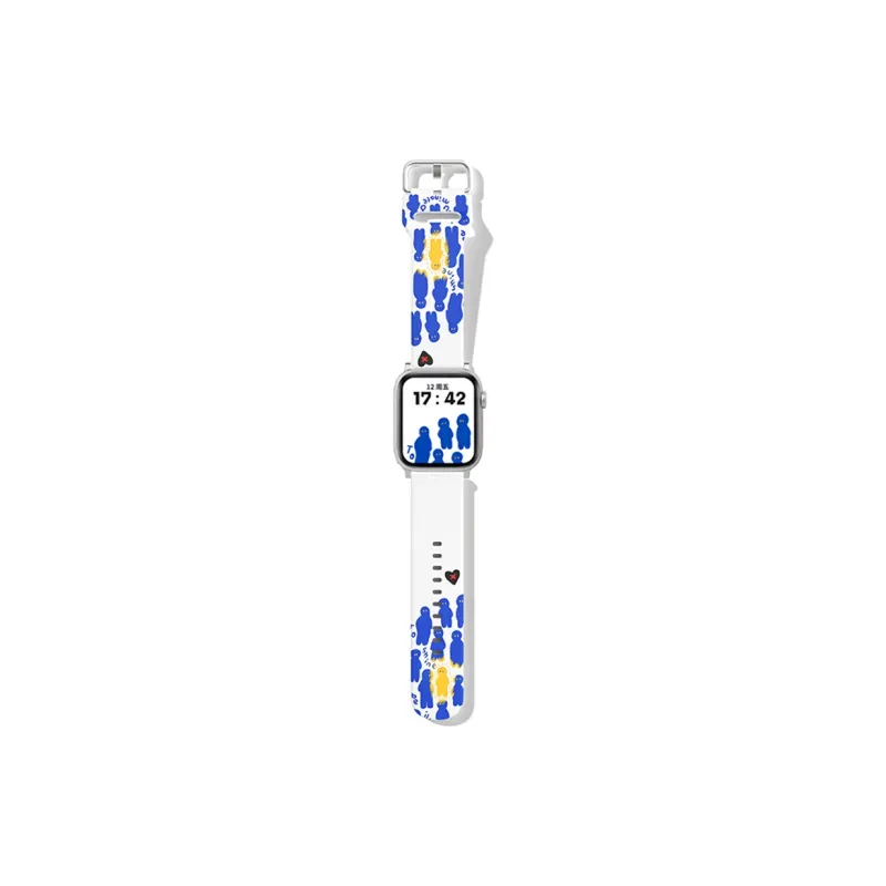 Yu Qing Apple Compatibility Watch Band Silicone Material-0